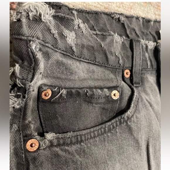 Vtg Men's 505 Levi's Black Jeans Sz 32 x 32 Made In 1998 Broken in to perfection - Picture 2 of 16